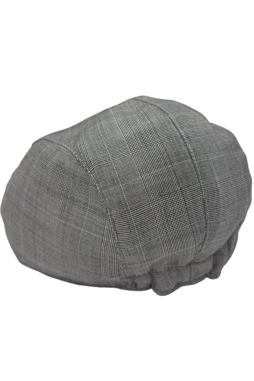 Cappello da uomo Grigio fantasia galles modello becco d'oca in fresco lana Carillo Drapers made in italy tinta unita