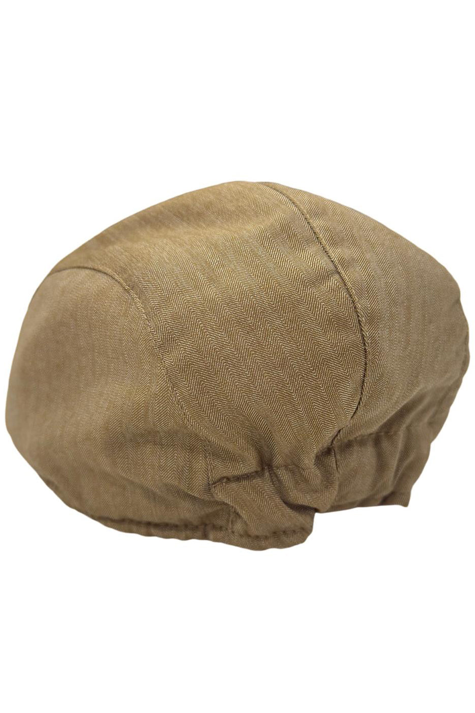Cappello da uomo Beige tessuto solaro modello becco d'oca in fresco lana Carillo Drapers made in italy tinta unita