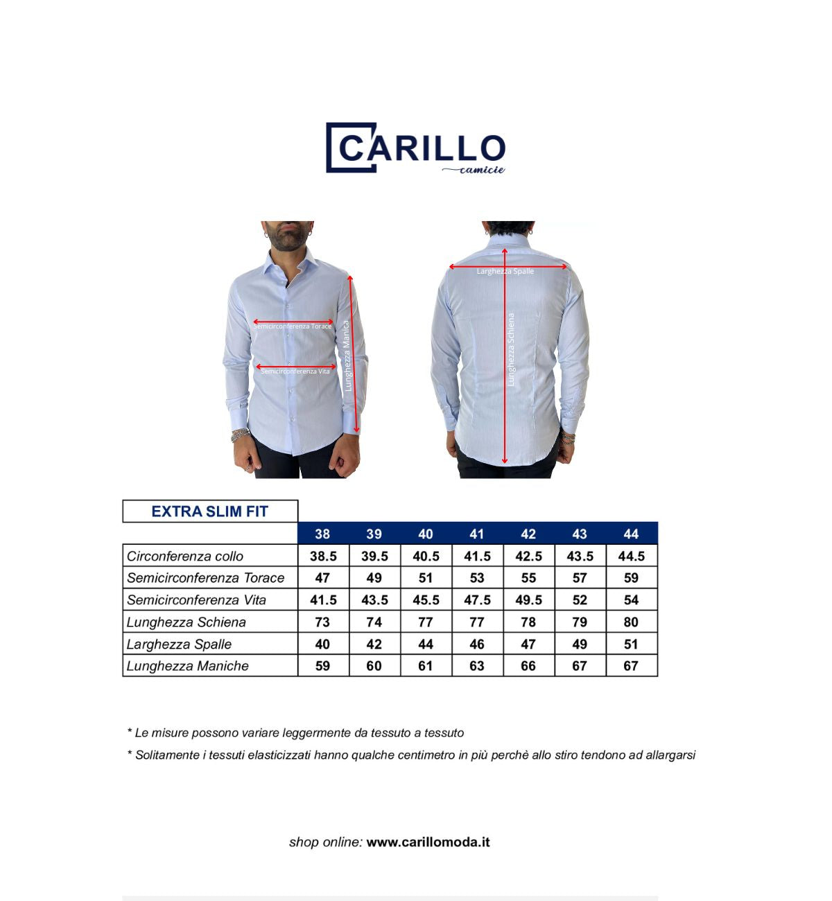 Camicia Uomo millerighe extra Slim fit in cotone Elasticizzata Collo semi francese Casual e Elegante