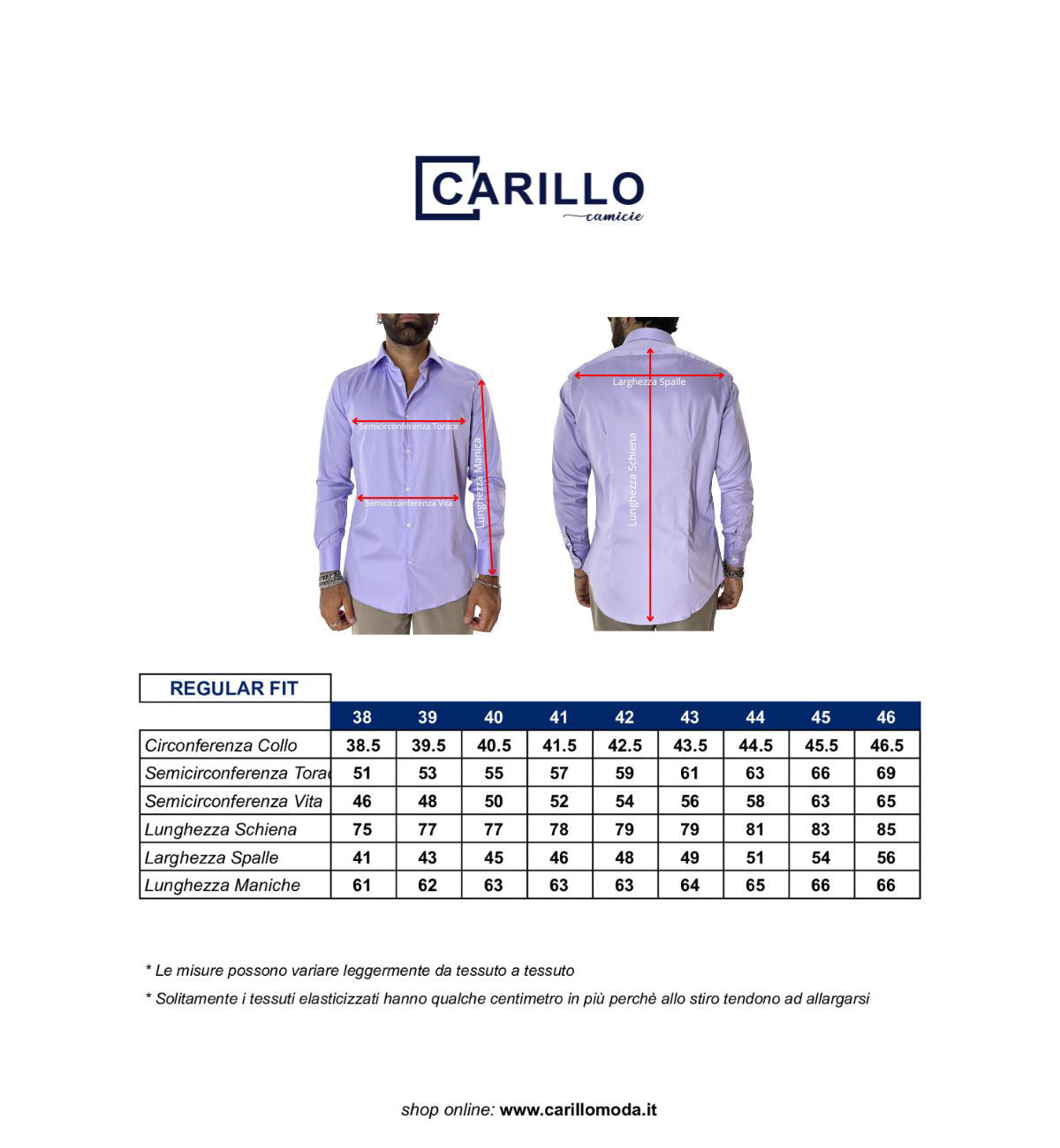 Camicia Uomo micro quadro Regular Fit Collo semi francese cotone Elasticizzata casual ed elegante