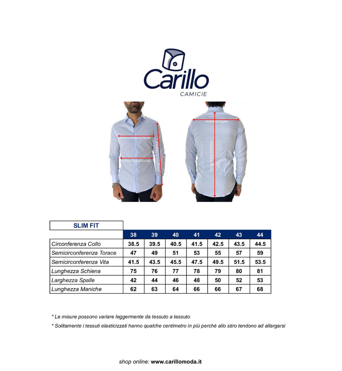 Camicia Uomo Slim fit 100% cotone morbido Collo semi francese tinta unita