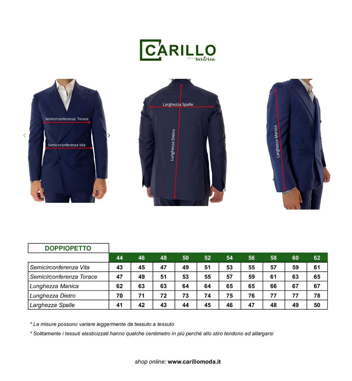 Giacca uomo Doppiopetto blu Gessata grigia in lana Flanella Vitale Barberis Canonico slim fit rever largo sartoriale