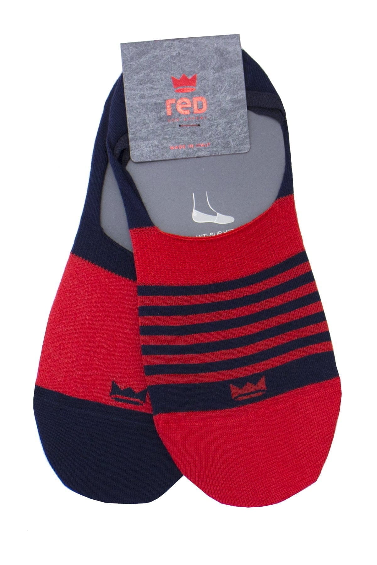 Salvapiede uomo Bipack fantasia in cotone elastico made in italy