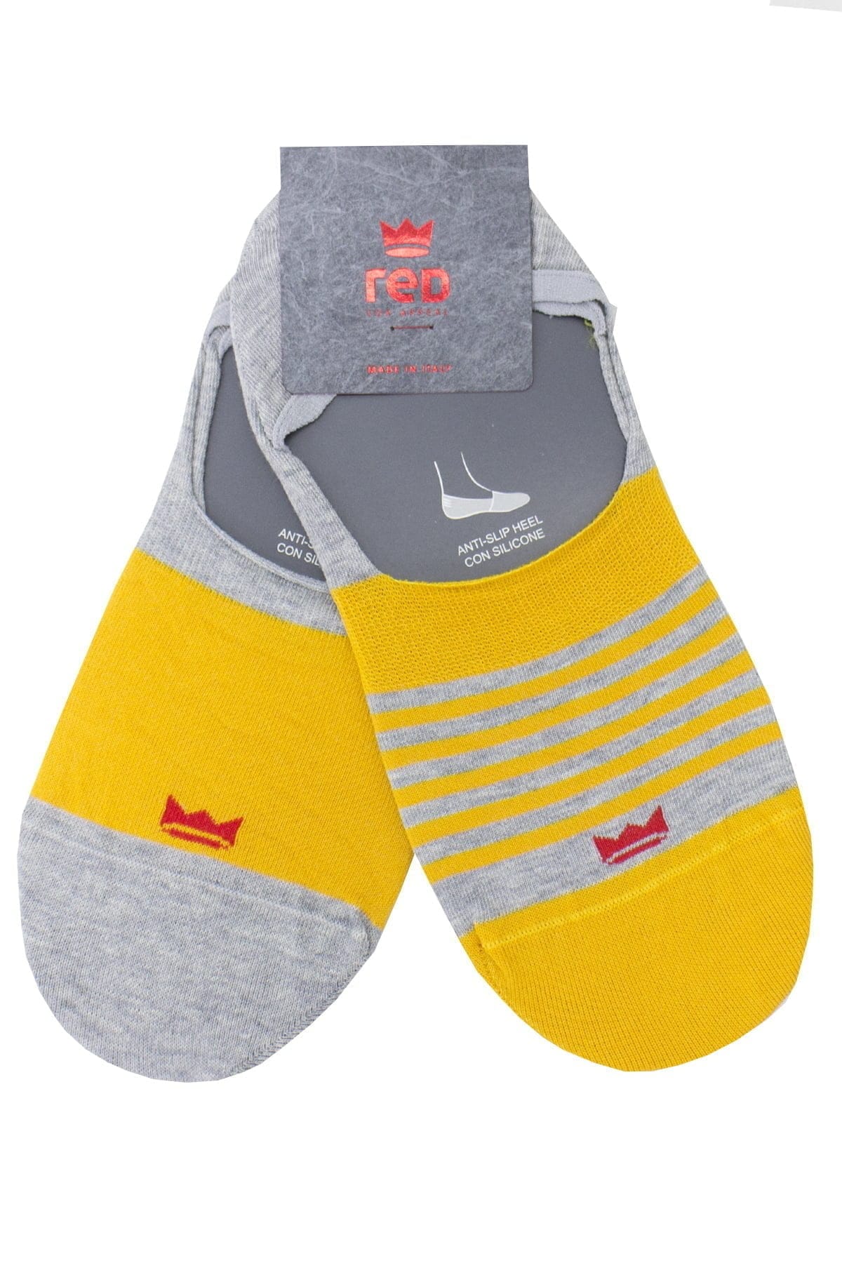 Salvapiede uomo Bipack fantasia in cotone elastico made in italy