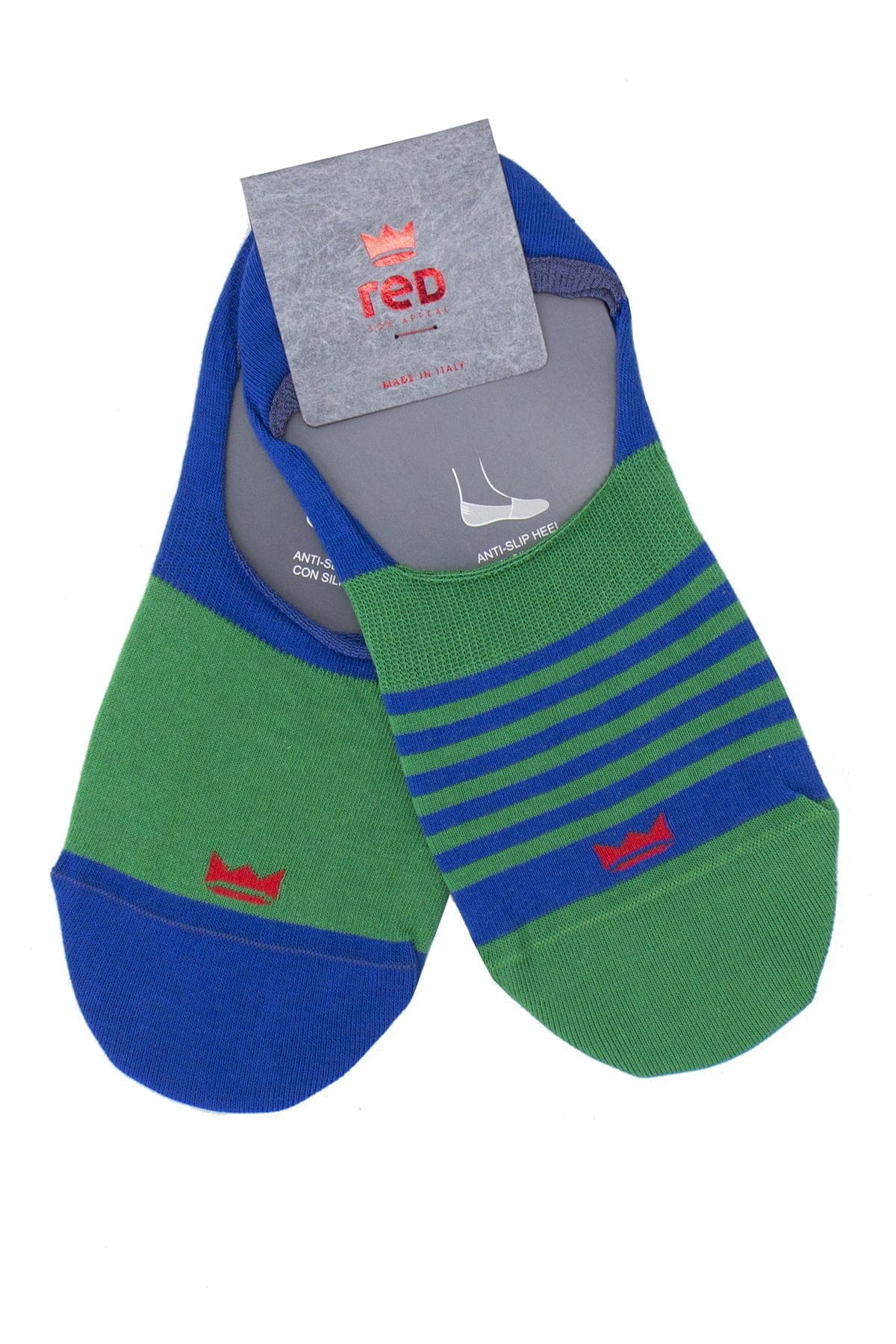 Salvapiede uomo Bipack fantasia in cotone elastico made in italy