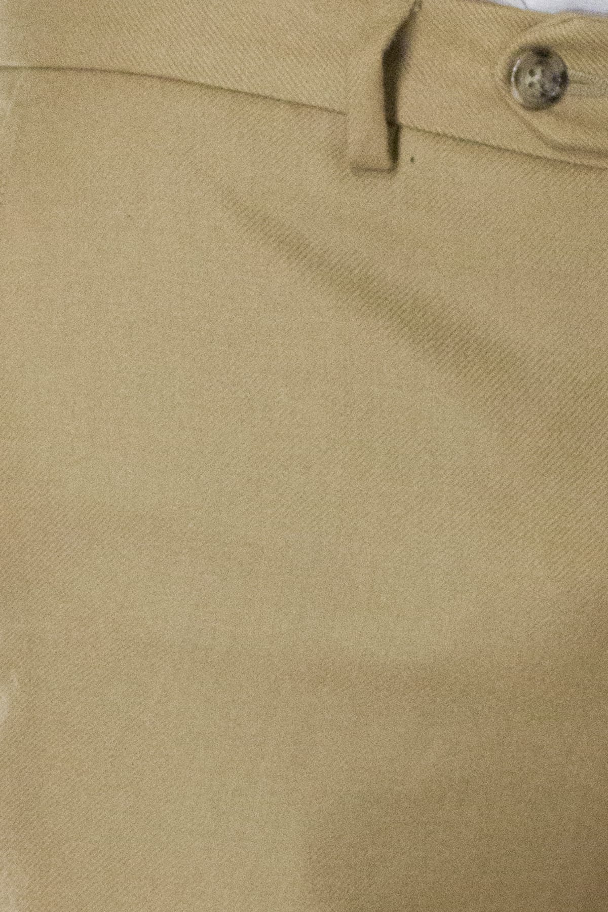 Pantalone uomo corda in lana con tasche america e risvolto 4cm