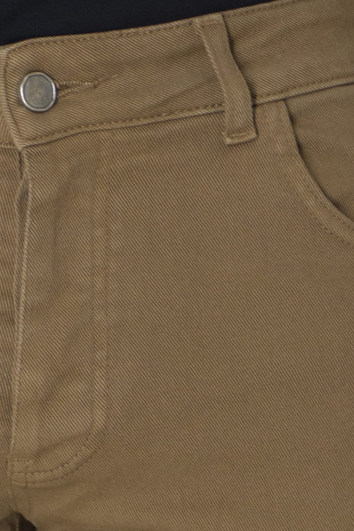 Jeans uomo cammello tinta unita modello 5 tasche slim fit made in italy