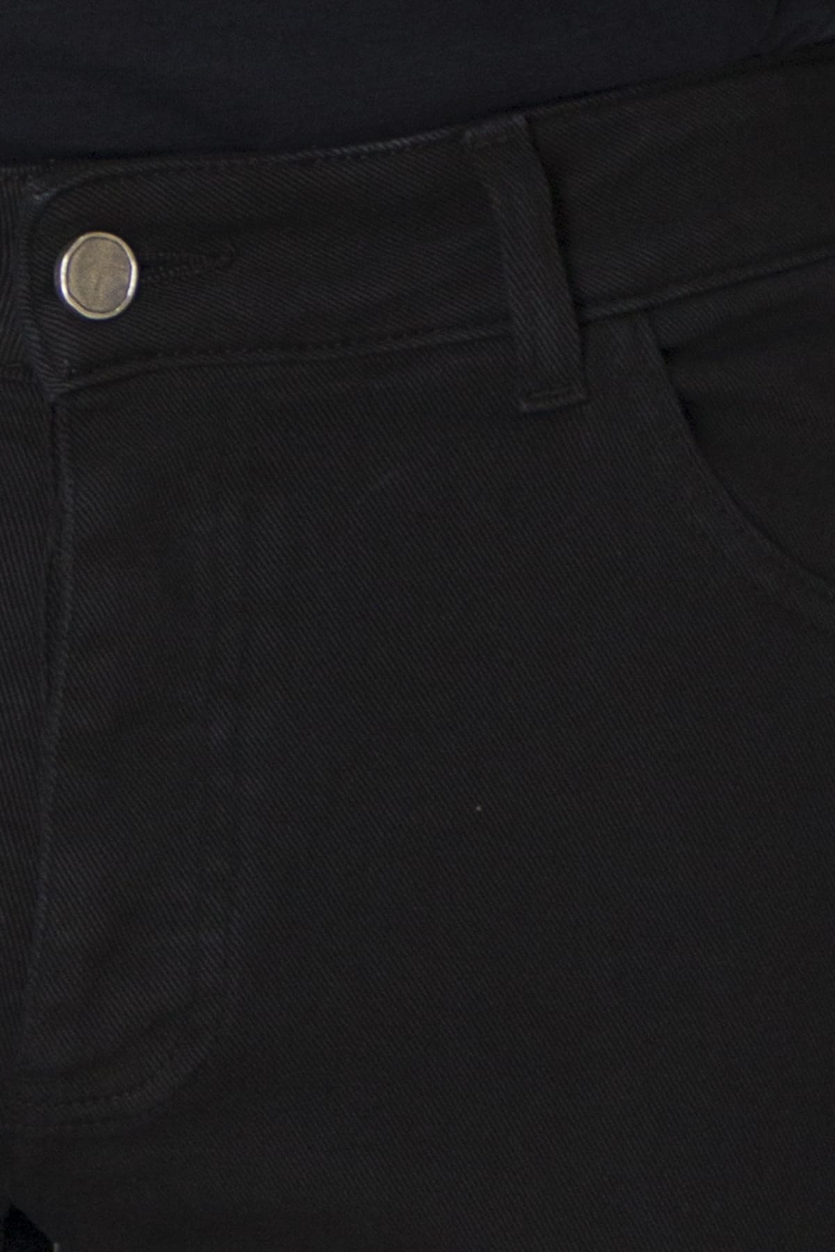 Jeans uomo nero tinta unita modello 5 tasche slim fit made in italy