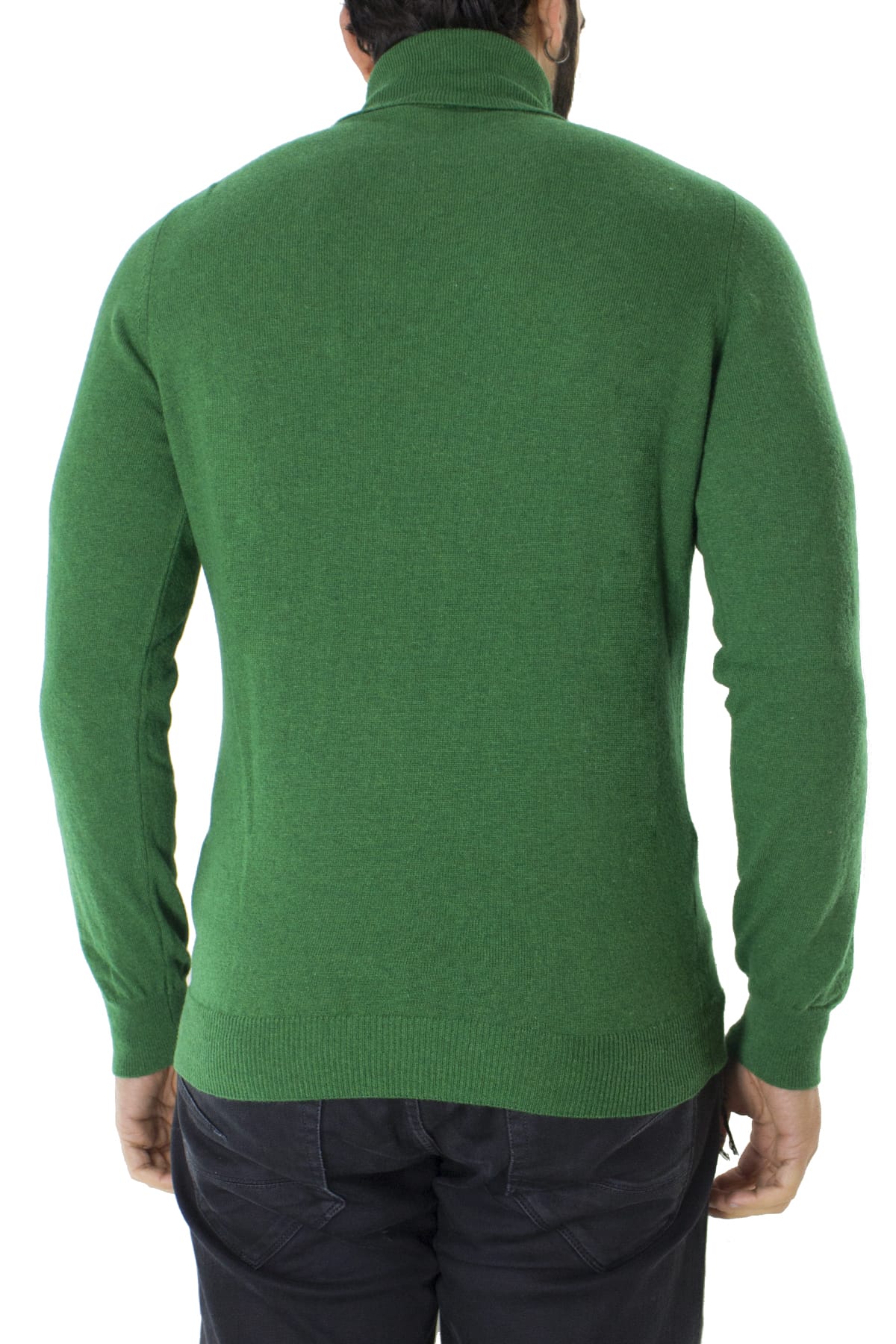 Maglione uomo Collo Alto in cashmere slim fit made in italy invernale