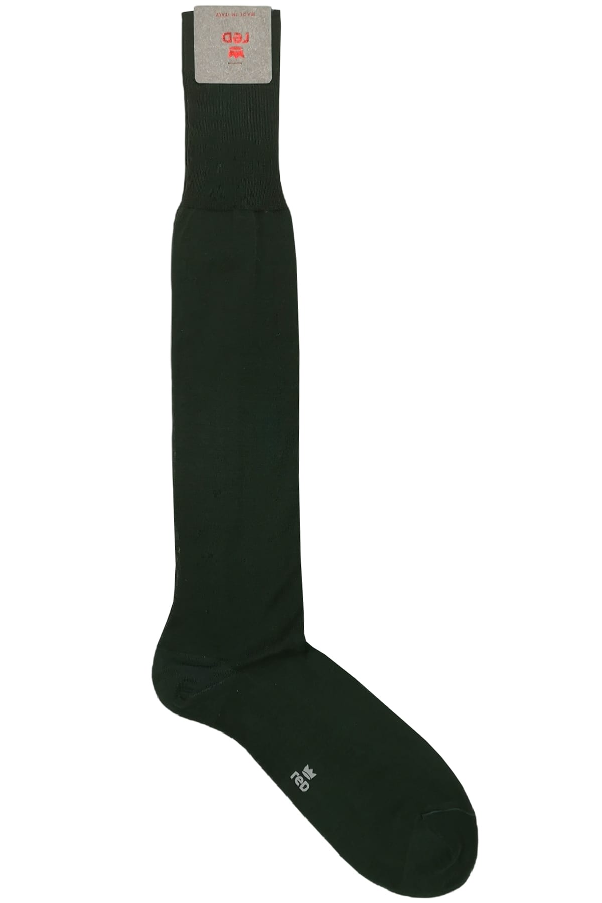 Calzini uomo a maglia rasata rimaglio a mano  in cotone lunghezza ginocchio made in italy