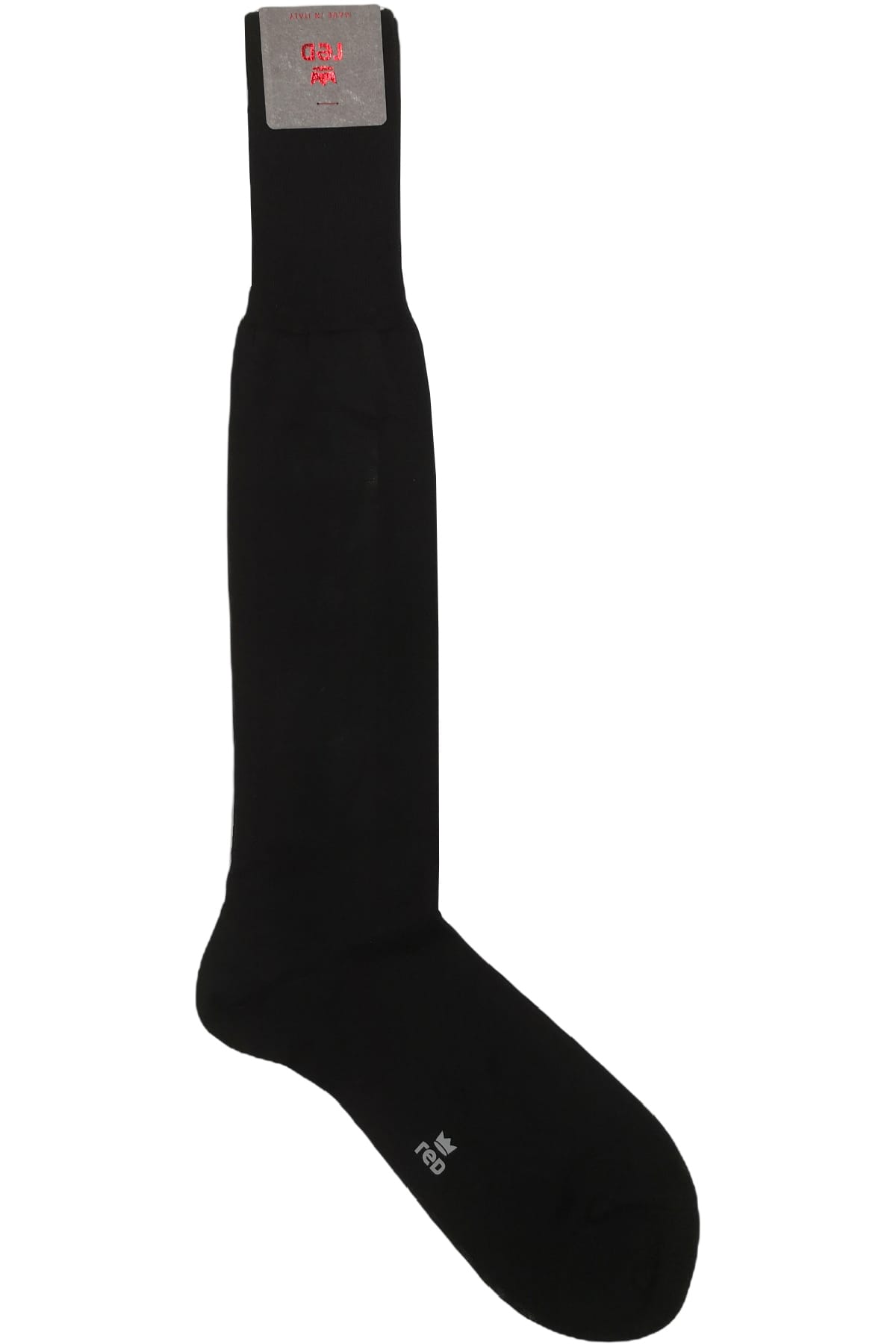 Calzini uomo a maglia rasata rimaglio a mano  in cotone lunghezza ginocchio made in italy