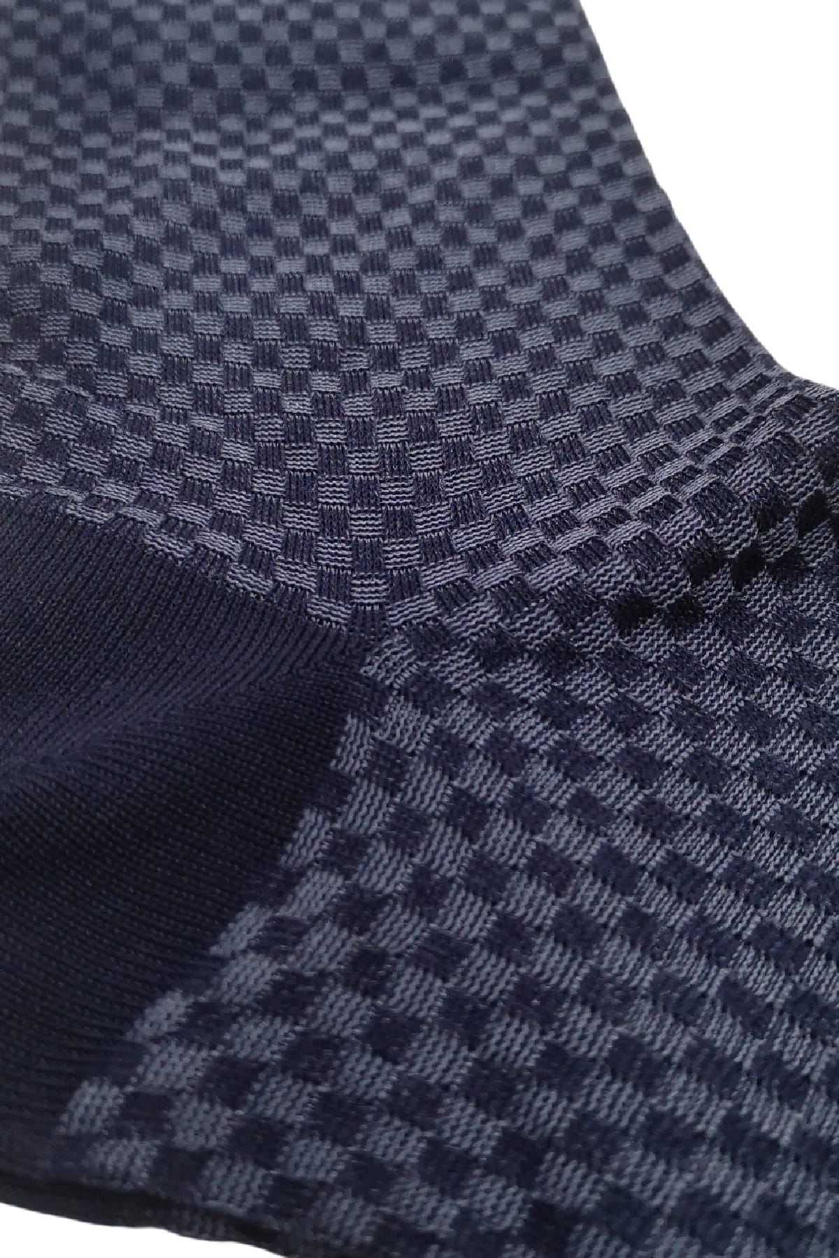Calzini uomo fantasia Scacchi  in cotone lunghezza ginocchio made in italy