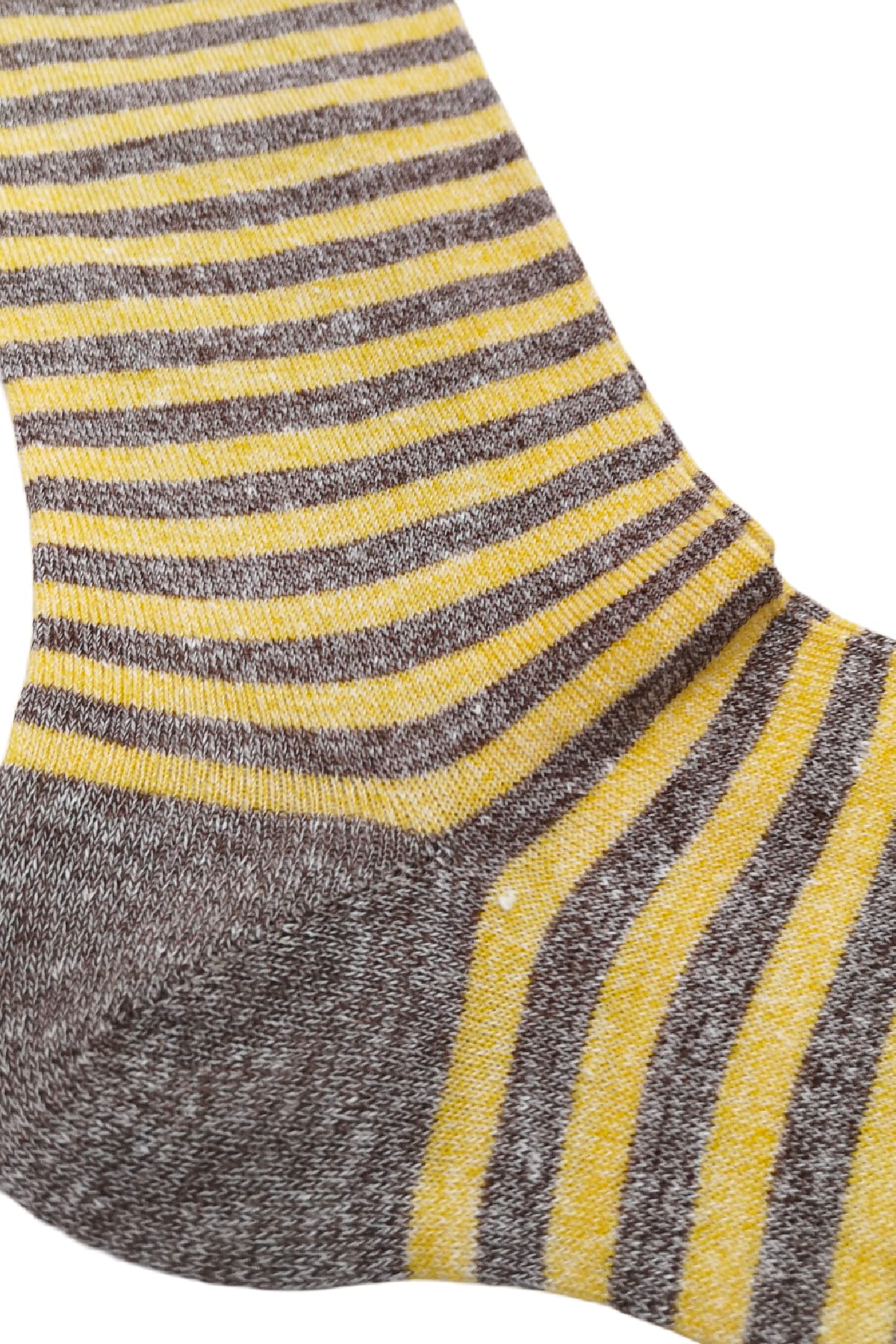 Calzini uomo a righe marine lino cotone lunghezza ginocchio made in italy