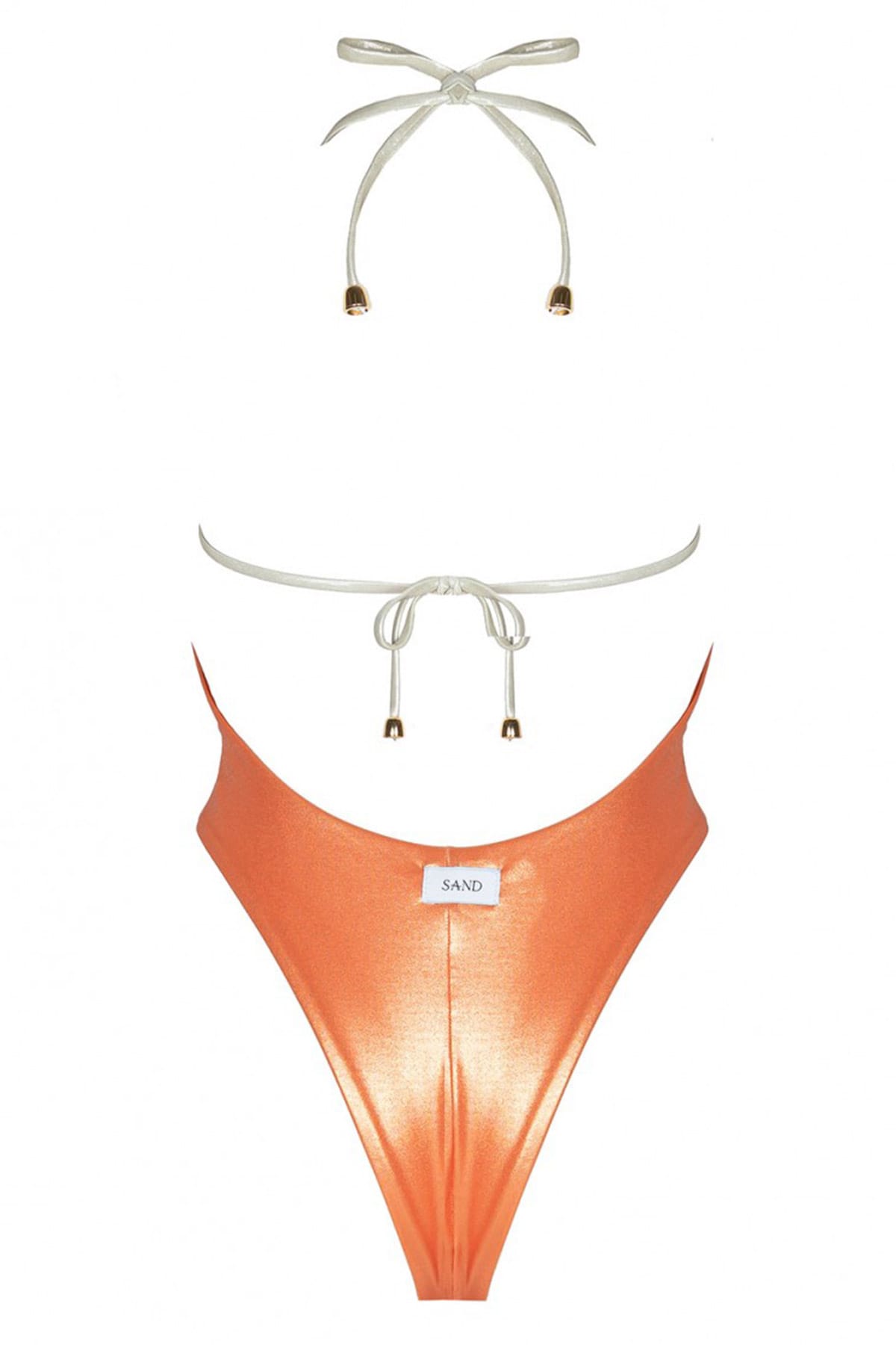 Costume intero profonda scollatura a cuore e schiena  Laccetti coulisse per regolar chiusura