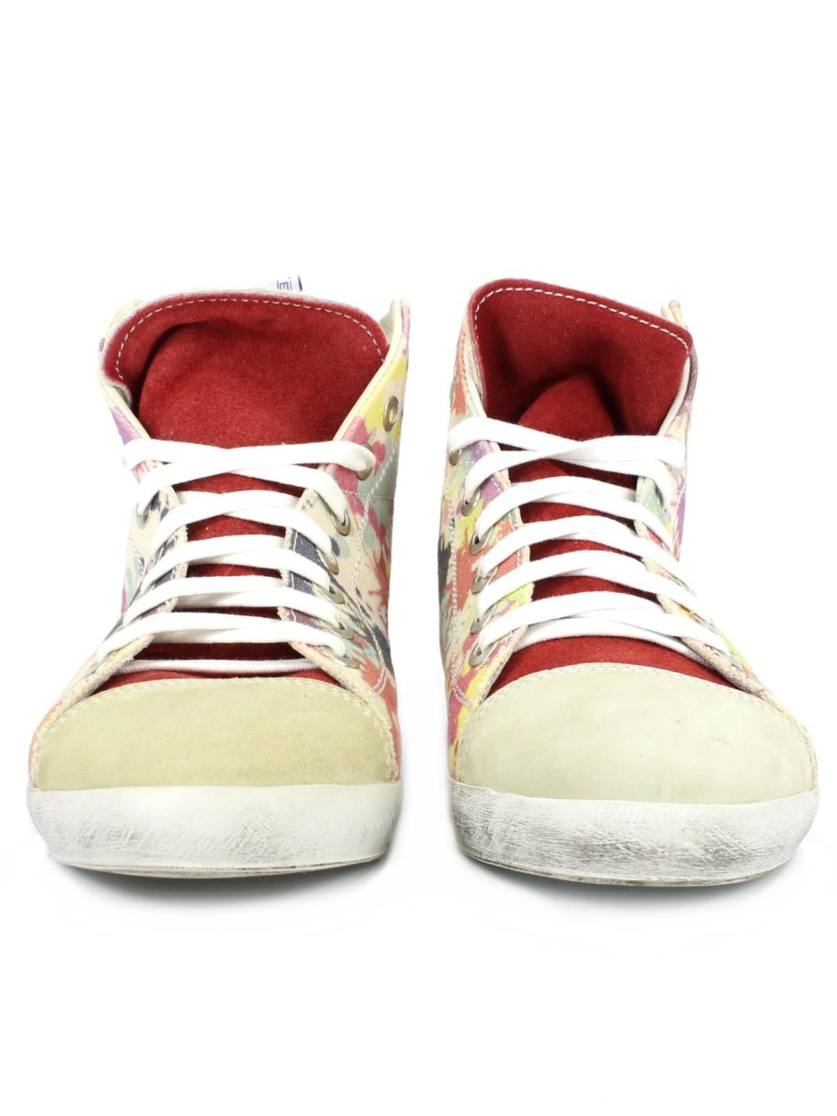 SNEAKERS ALTE  UOMO FEFE' GLAMOUR FANTASIA SCHIZZI DI PITTURA