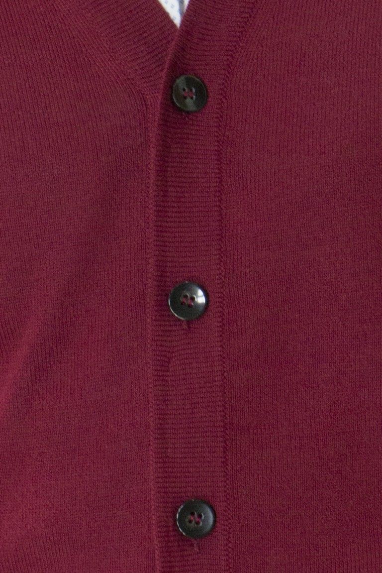 Cardigan uomo 6 bottoni misto merinos invernale regular fit