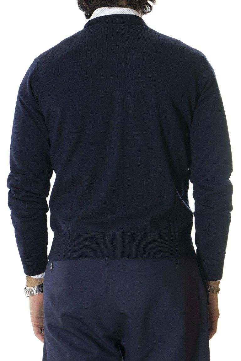 Cardigan uomo 6 bottoni misto merinos invernale regular fit