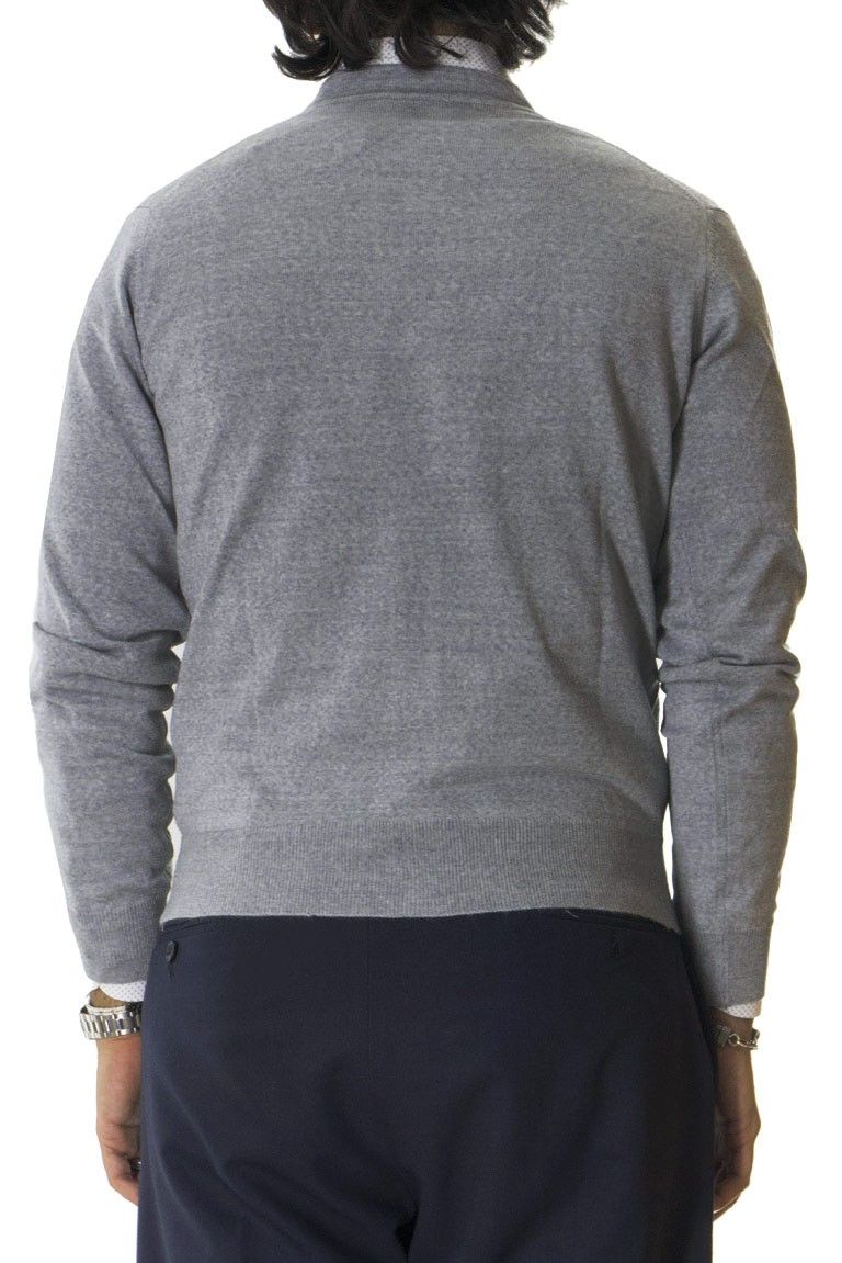 Cardigan uomo 6 bottoni misto merinos invernale regular fit