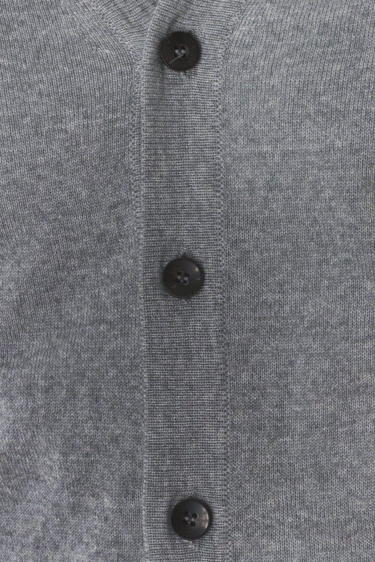 Cardigan uomo 6 bottoni misto merinos invernale regular fit