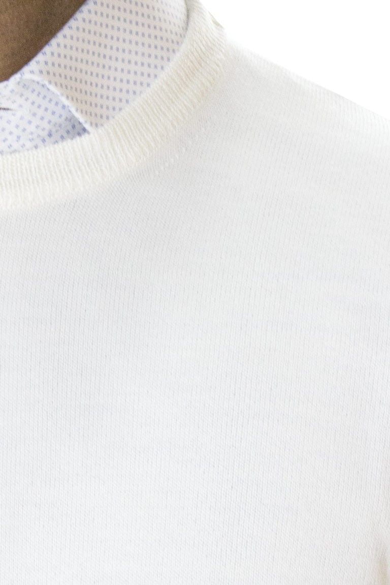 Maglioncino uomo girocollo misto merinos  invernale regular elasticizzato