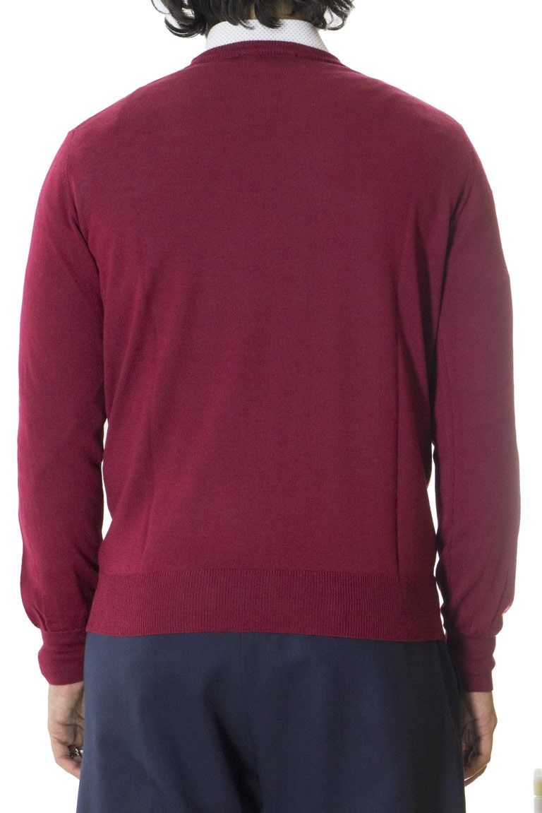Maglioncino uomo girocollo misto merinos  invernale regular elasticizzato