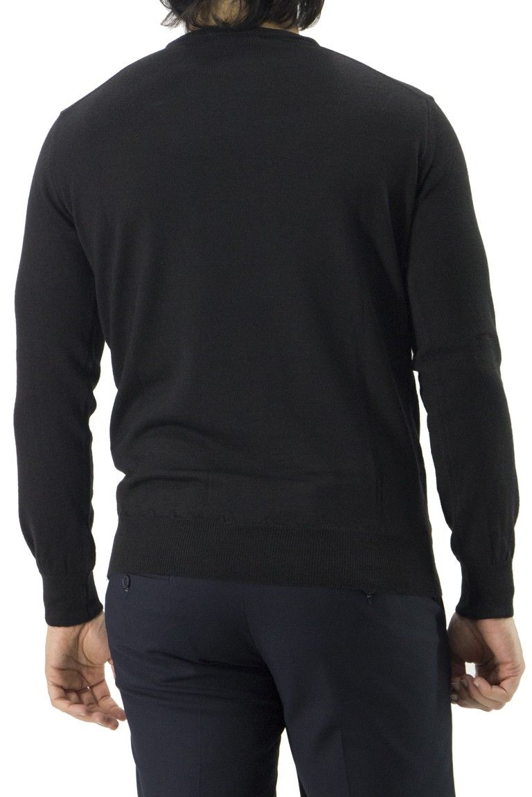 Maglioncino uomo girocollo misto merinos  invernale regular elasticizzato