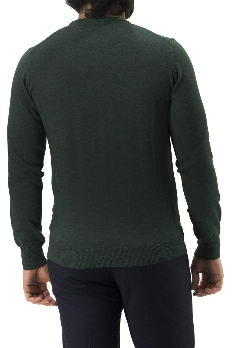 Maglioncino uomo girocollo misto merinos  invernale regular elasticizzato