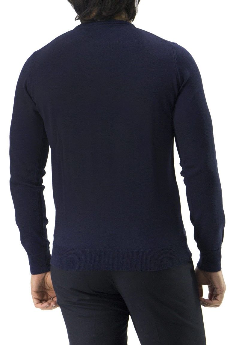 Maglioncino uomo girocollo misto merinos  invernale regular elasticizzato