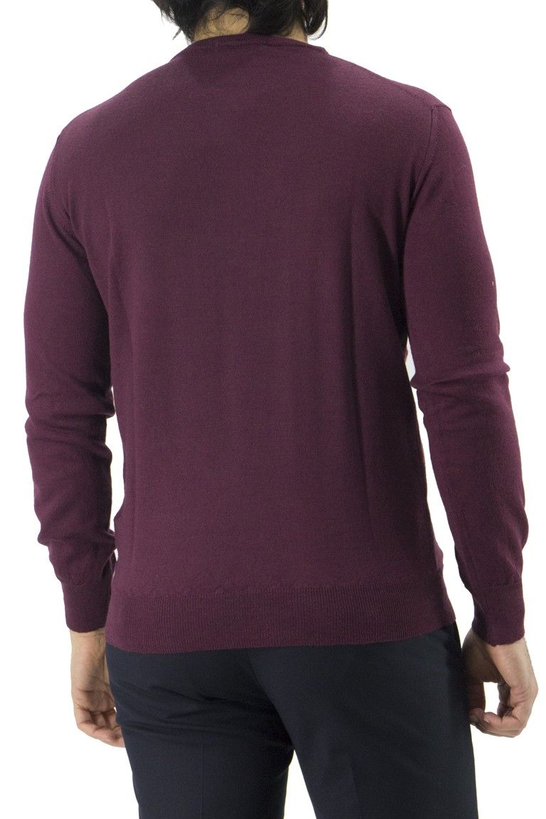 Maglioncino uomo girocollo misto merinos  invernale regular elasticizzato