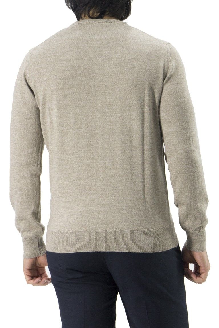 Maglioncino uomo girocollo misto merinos  invernale regular elasticizzato