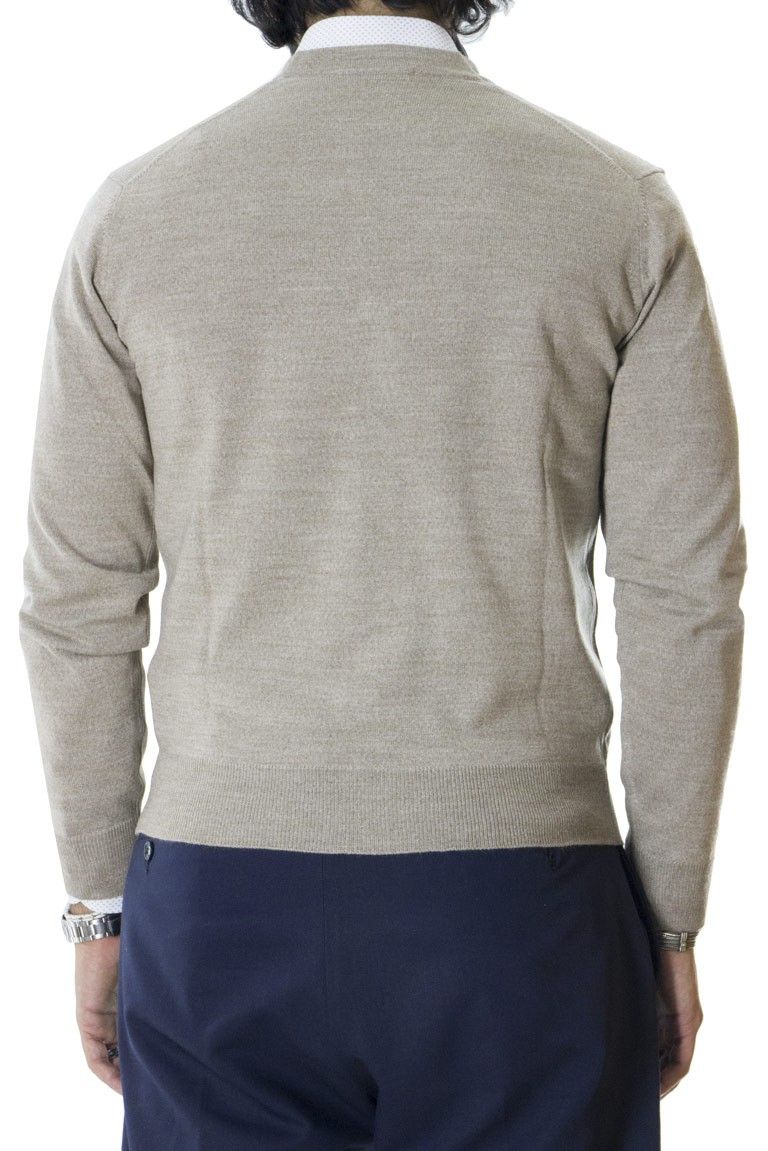 Cardigan uomo 6 bottoni misto merinos invernale regular fit