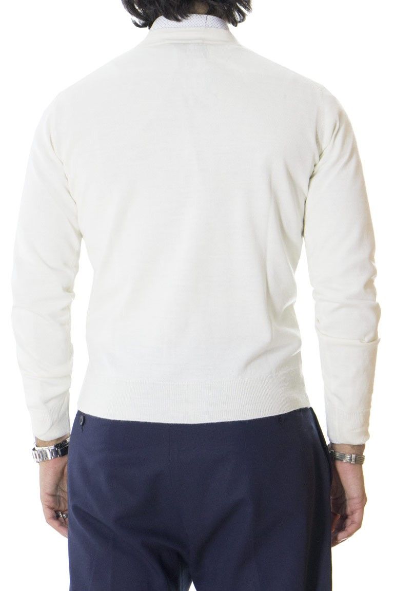 Cardigan uomo 6 bottoni misto merinos invernale regular fit