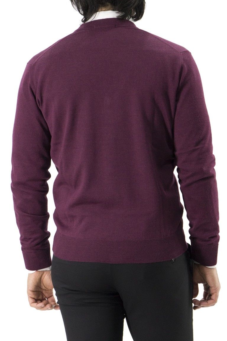 Cardigan uomo 6 bottoni misto merinos invernale regular fit