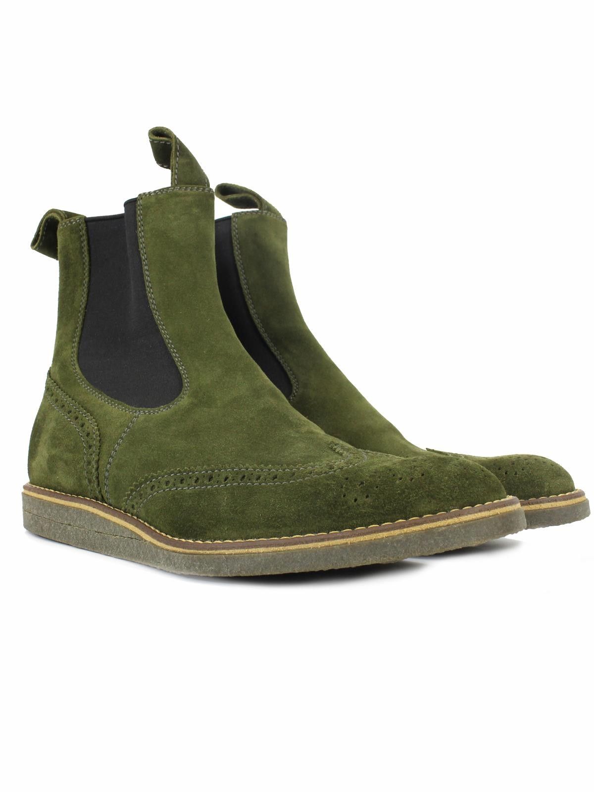 Tronchetto uomo con elastico invernale verde militare