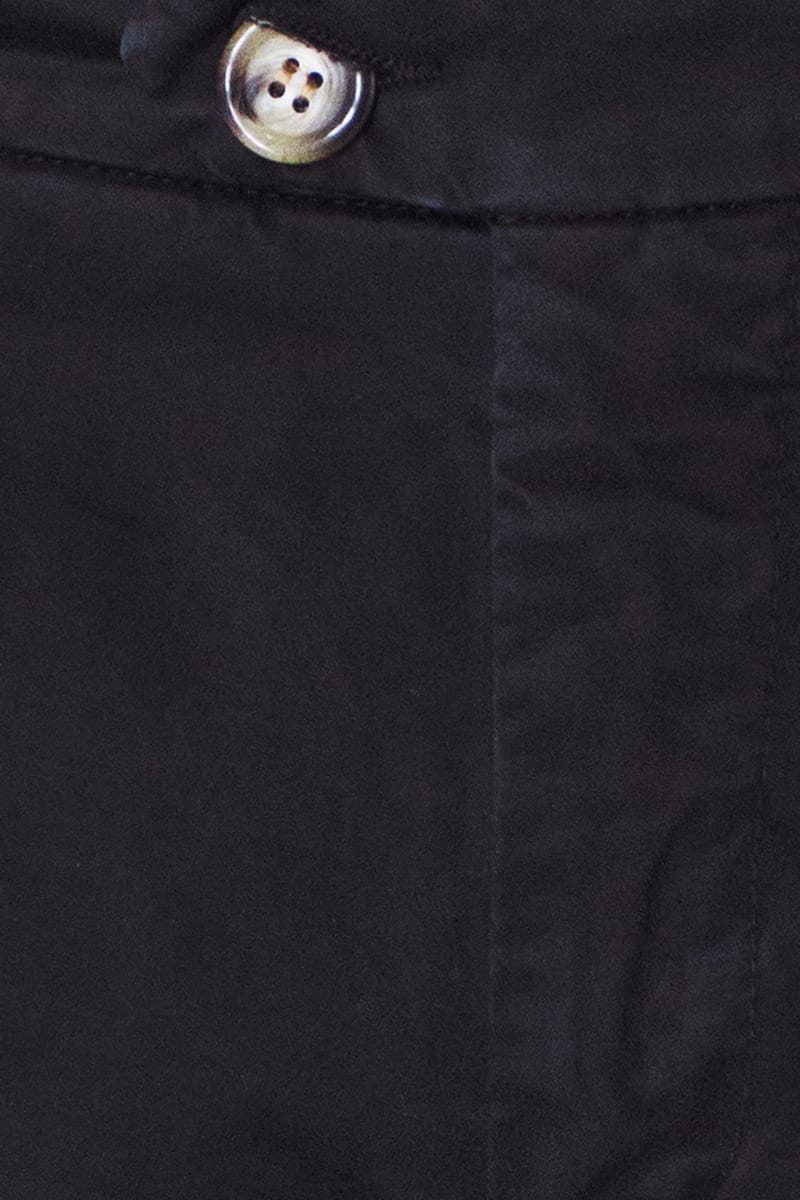 Pantaloni uomo cotone nero invernali elasticizzati tasca america slim fit made in Italy