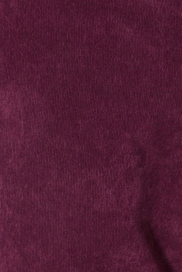 Pantalone uomo velluto a costine strette cavallo basso con risvolto