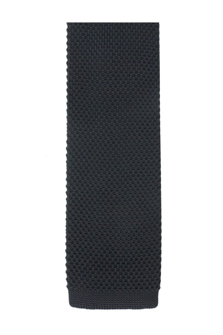 Cravatta tricot  tinta unita larghezza 6,5cm