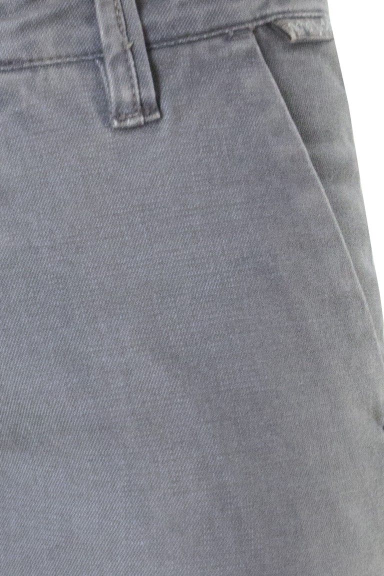 Pantalone uomo tasca america grigio nichol judd con pattine sul retro