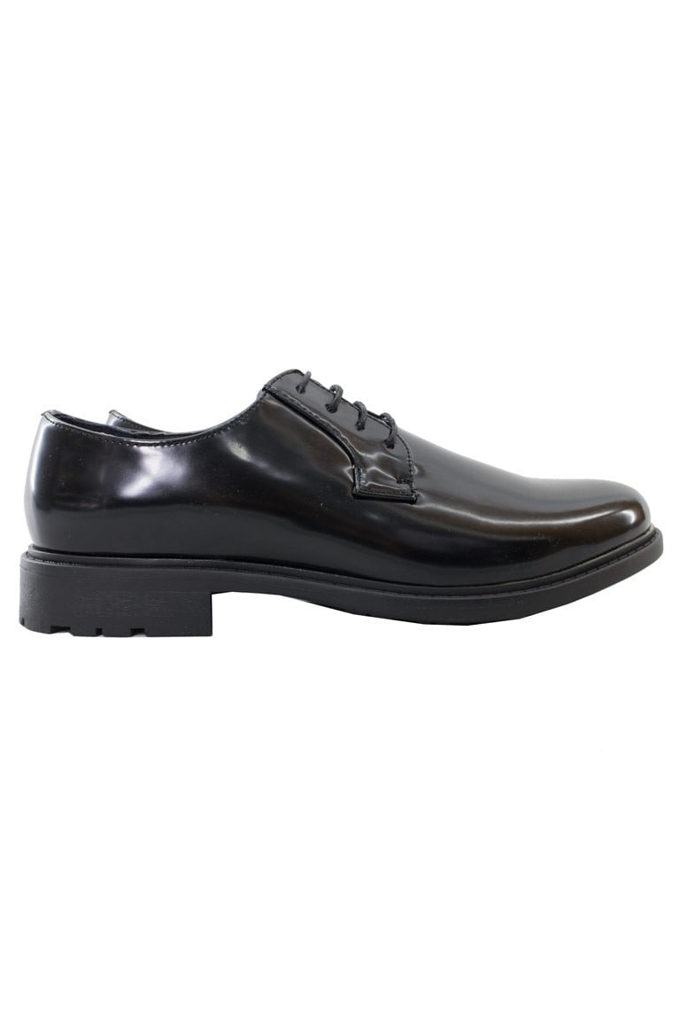 Scarpe uomo nere eleganti classiche lucide cerimonia matrimonio stringate