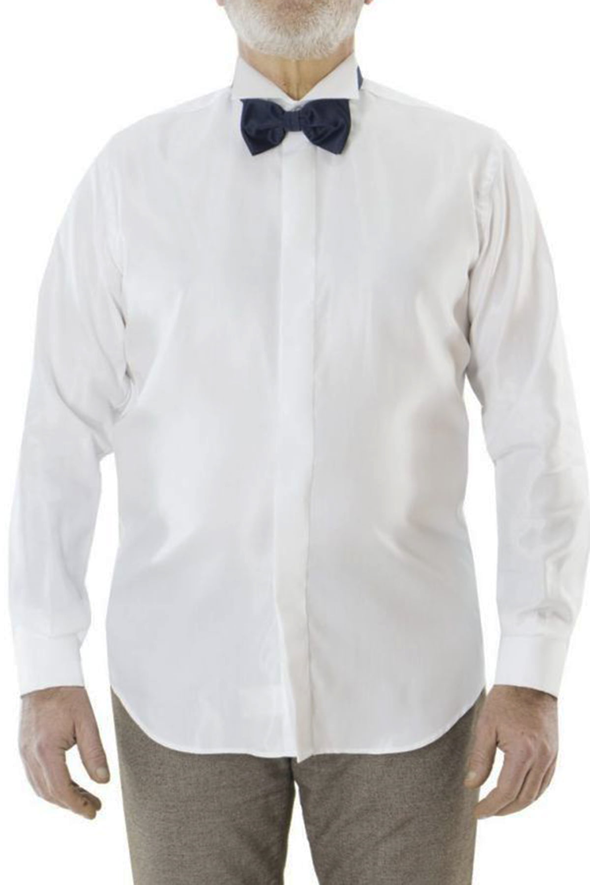 Camicia uomo regular collo diplomatico da cerimonia polsi gemelli