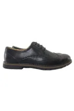 Francesine uomo nere eco pelle matta stile inglese con suola in