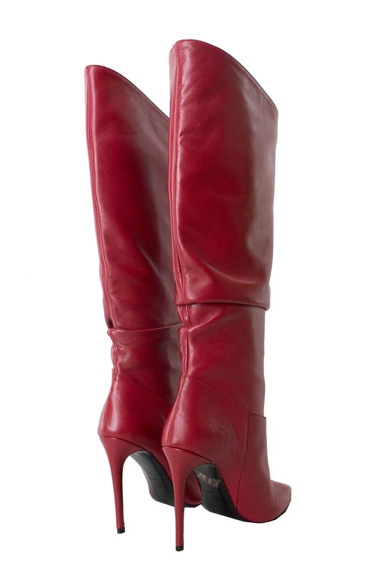 Donna Scarpe da Stivali da Stivali al ginocchio Stivale In Nappa di LAutre Chose in Rosso 