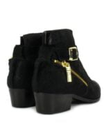 STIVALETTO IN CAVALLINO NERO