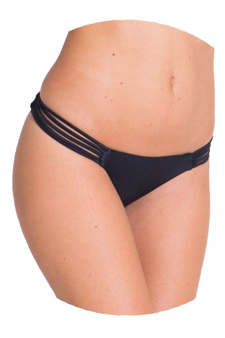 Bikini slip donna in licra modello brasiliana con tagli laterali