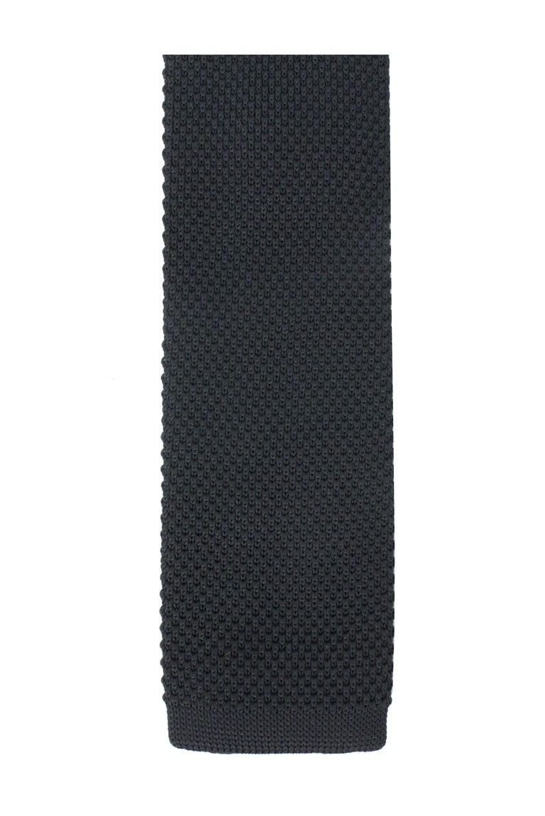 Cravatta tricot  tinta unita larghezza 6,5cm.