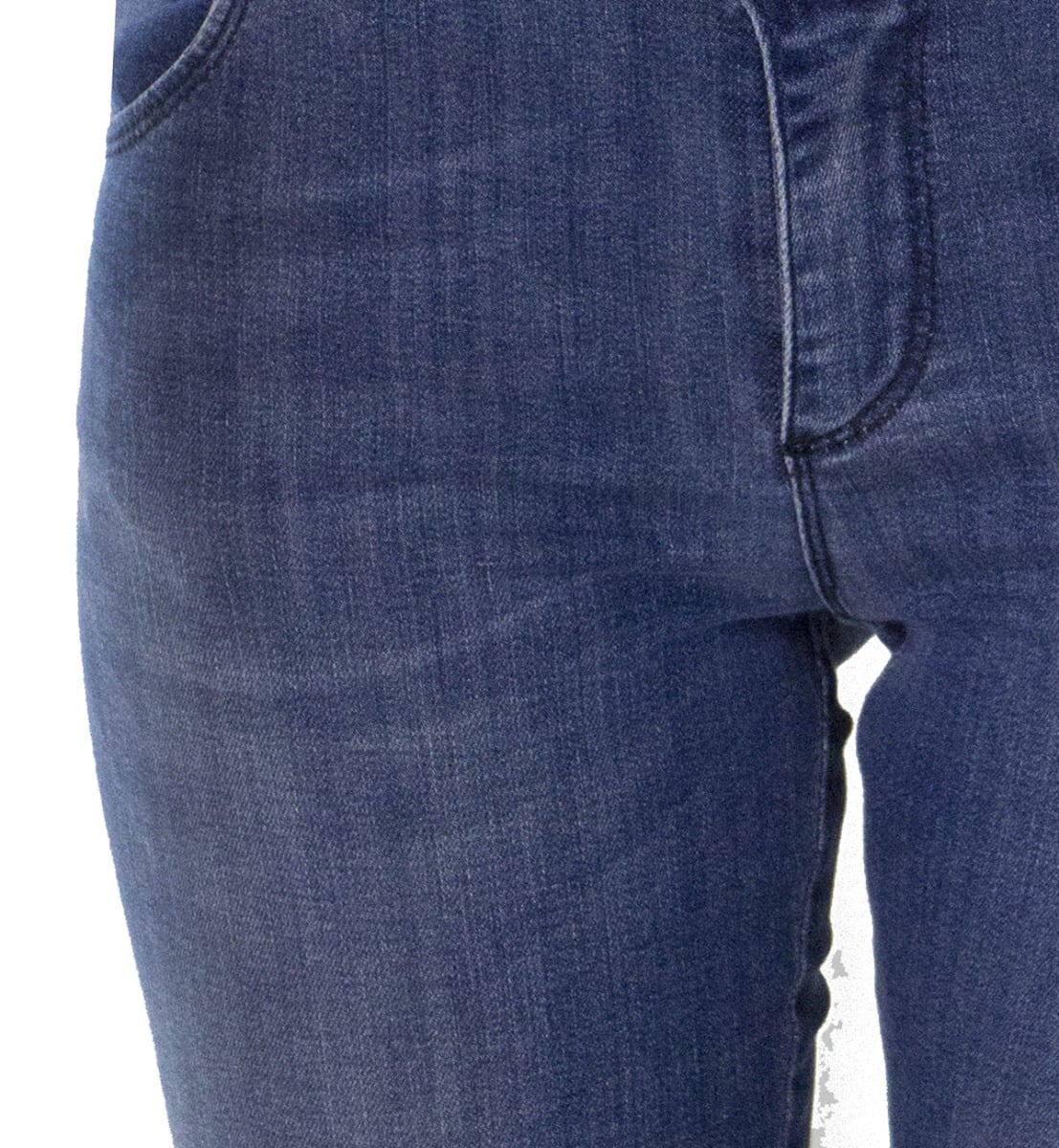 Jeans donna skinny elasticizzato lavaggio 3 blue chiaro modello 5 tasche effetto push up