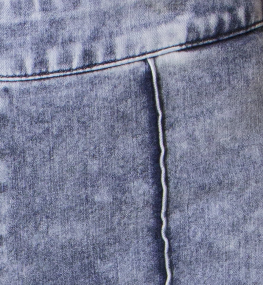 Jeans donna skinny a vita alta modellanti e push-up lavaggio medio chiaro con ghette