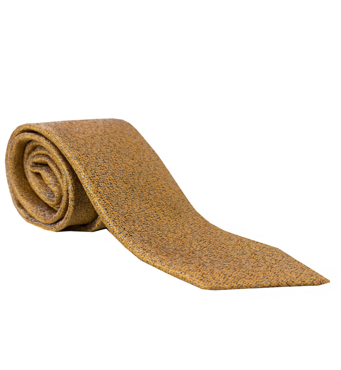 Cravatta uomo bronzo effetto melange 8cm di larghezza made in italy