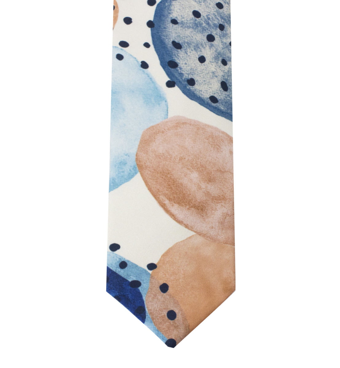Cravatta uomo fantasia multicolor 8cm di larghezza made in italy
