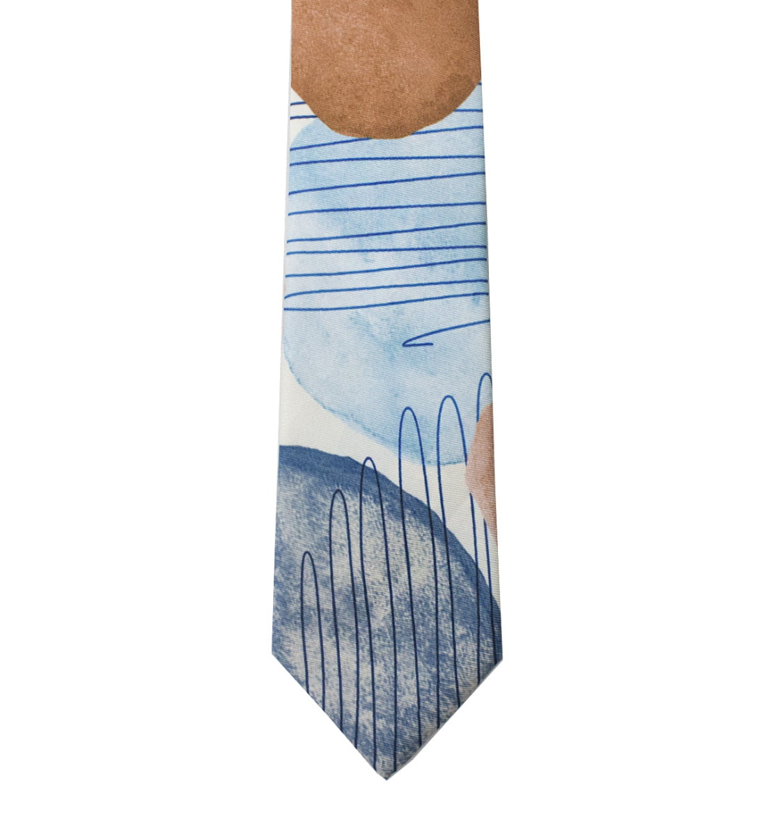 Cravatta uomo fantasia multicolor 6cm di larghezza made in italy